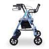 Folding Rollator for Seniors, Lightweight Aluminum Walker with Seat and Shopping Basket view 4