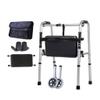 Foldable, Lightweight Aluminum Walker, Height-Adjustable view 2