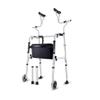 WUFUE Upright Rolling Walker for Seniors with Underarm Support, Foldable Aluminum Walker with Wheels view 1