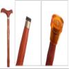Wooden Cane Made of Red Pear Wood, Foldable view 4