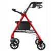 Wheelchair Walker for Seniors, Aluminum Walker with Seat view 4
