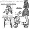 Folding Aluminum Rollator for Seniors and Adults view 4