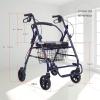 Foldable Aluminum Rollator for Older Adults, Height-Adjustable view 4