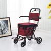 Multifunctional Walker for Older Adults, Shopping Cart, Adjustable Walking Aid, Trolley view 3