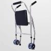 Walker for Seniors, Two-Wheel Folding Walker with Seat, Lightweight Aluminum view 2