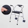 Walker for Seniors, Two-Wheel Folding Walker with Seat, Lightweight Aluminum view 4