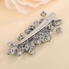Teyglen Peacock Green Rhinestone Hair Clip for Women view 4