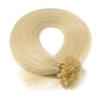 Saisifen Keratin Nail Tip Hair Extensions for Women, 613# Blonde, 100% Human Hair, U-Tip, 50 g, 100 Strands, 24 in (60 cm) view 2