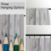 ggaimwf Back-to-School Pencil Pleat Curtains, Colorful Pencils, 107 x 215 cm, 2 Panels view 4