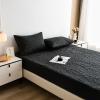 FOREPOTY Quilted Waterproof Fitted Sheet with Rabbit Cartoon Print, 120 x 200 cm + 30 cm, 1-Piece view 4