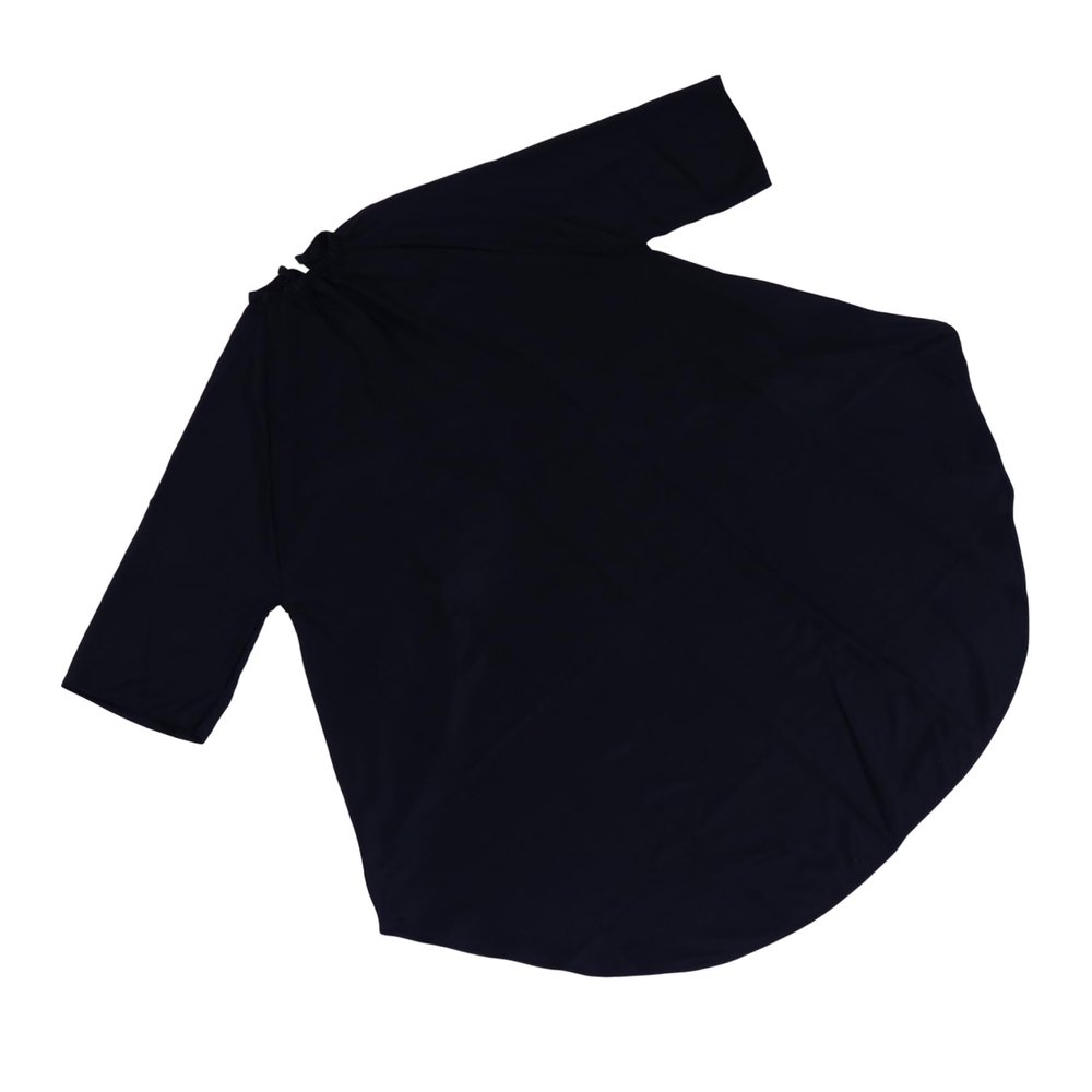 HAPINARY Hairdressing Cape with Sleeves, Lightweight and Reusable, Black