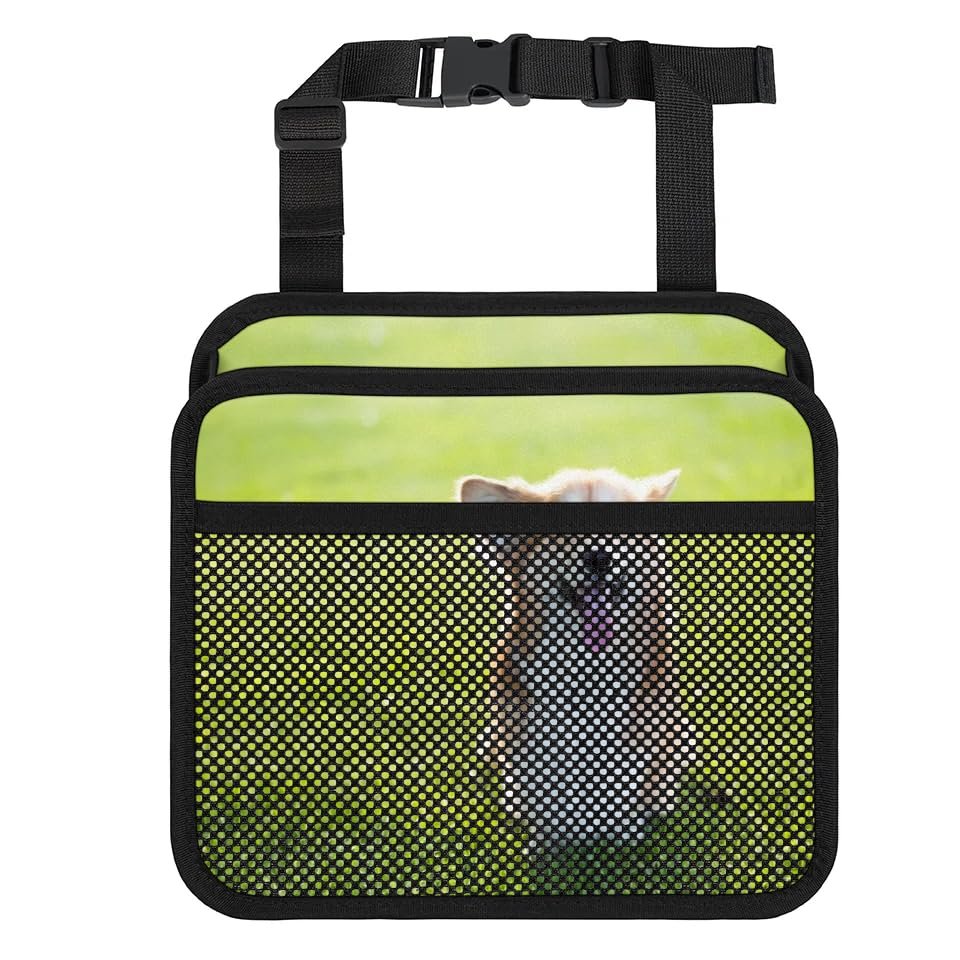 Corgi Car Seat Back Hanging Bag, Foldable Organizer for Car, SUV, Truck or Minivan
