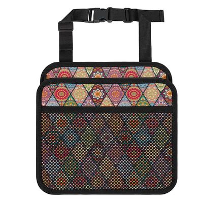 Colorful Indian Mandala Car Seat Back Organizer