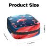 Women's Sanitary Pad Storage Bag, Large Capacity, Flamingo Rainforest, 1390 view 2