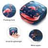 Women's Sanitary Pad Storage Bag, Large Capacity, Flamingo Rainforest, 1390 view 3