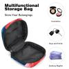 Women's Sanitary Pad Storage Bag, Large Capacity, Flamingo Rainforest, 1390 view 4