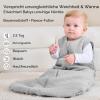 Unnivoll Baby Winter Sleeping Bag, 2.5 TOG, 18–24 Months, 90 cm, Gray view 2