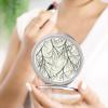 LFDSEPYM Tree Branch Folding Travel Makeup Mirror, Double-Sided, 1x/2x Magnification, Round Compact Mirror view 4