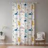 Dinosaur Curtain for Kids' Room, Green Dino Eggs, 117 x 183 cm, 1 Panel view 1