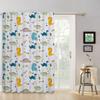 Dinosaur Curtain for Kids' Room, Green Dino Eggs, 117 x 183 cm, 1 Panel view 2
