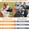 LoKori Dog Muzzle, Adjustable Soft Mesh Muzzle for Dogs (M, Black) view 4