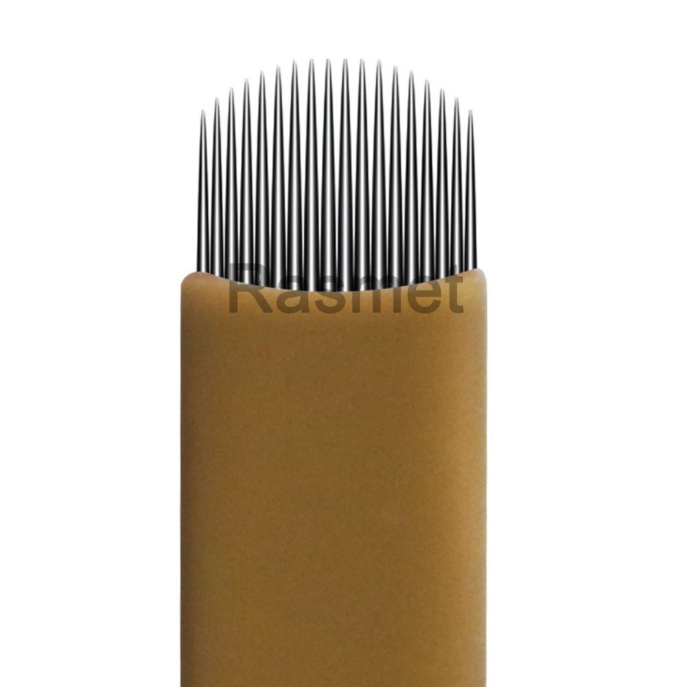 18U U-Shaped Disposable Microblading Needles, 20-Piece Set