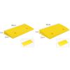 Vehicle Ramps, Curb Ramps, Threshold Ramps, Non-Slip Plastic Ramps for Doorways, Portable Wheelchair Ramps, Mobility Scooter Ramps (Yellow, 50 × 22 × 6 cm) view 2