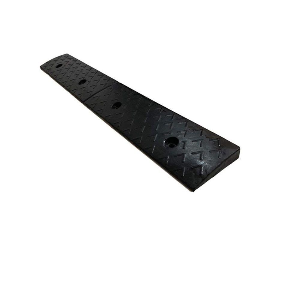 Rubber Curb and Driveway Ramp, 100 x 15 x 3 cm