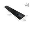 Rubber Curb and Driveway Ramp, 100 x 15 x 3 cm view 3