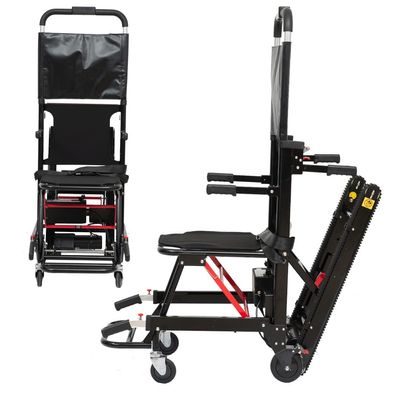 HZWJD Electric Stair-Climbing Wheelchair, Black, 13 Ah