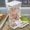 Automatic Bird Feeder - Transparent Acrylic Parakeet Feeder view 2