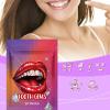 Zuasdvnk Tooth Stickers for Women, Rhinestone Tooth Gems view 3