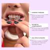 Zuasdvnk Tooth Stickers for Women, Rhinestone Tooth Gems view 4