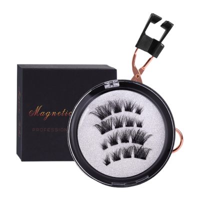 wisoolkic Bold Magnetic False Lashes, Nonstick Magnetic Fiber Lashes, Transparent Soft Band, HPD10 4