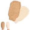 Exfoliating Gloves, 2-Pack, Double-Sided Shower Scrub Gloves view 1