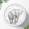 Safari Jungle Animals Edible Cake Image, Sugar Picture, Edible Photo Cake Topper 20 cm - 1281z view 1
