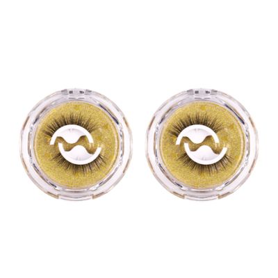 Wisoolkic Natural Cross-Style False Strip Lashes, W03, 2 Pairs