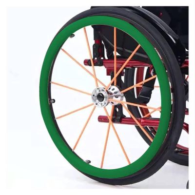 yinjieEUR Wheelchair Handrim Covers, Silicone Push-Rim Protector, G, 24 in (E-24 INCH)