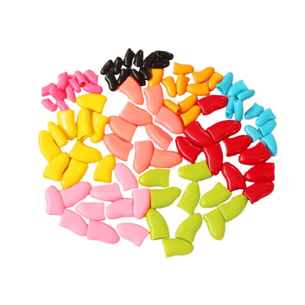 HAPINARY 140 Cat Nail Caps