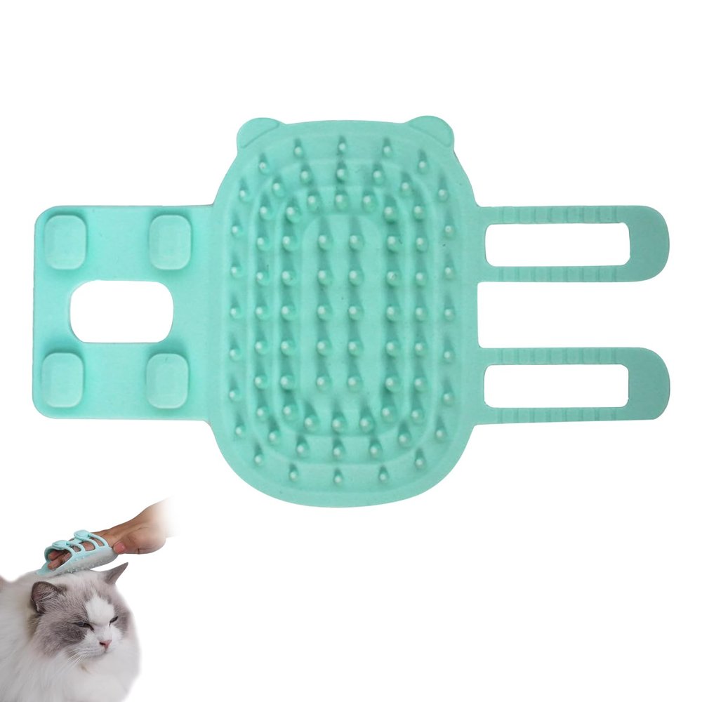 Cat Massage Brush for Cats and Dogs (Green)