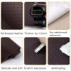 ZYHNNKL Faux Leather Repair Kit, Self-Adhesive Vinyl Patches for Sofas and Furniture, White, 19.6 x 47.2 in view 4