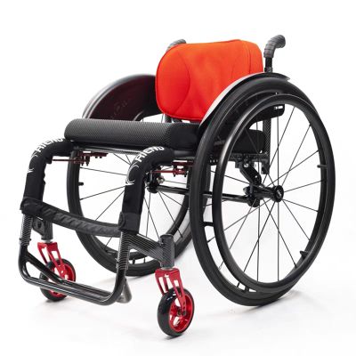 Sunyongfly Sport Wheelchair, Foldable Aluminum Wheelchair, Seat Width 44 cm
