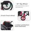 Sunyongfly Sport Wheelchair, Foldable Aluminum Wheelchair, Seat Width 44 cm view 4
