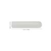 MOBUTOFU 8-Piece White Plastic Glow-in-the-Dark Shoelace Ends view 2
