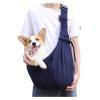 Outdoor Folding Pet Sling with Adjustable Shoulder Strap, Navy view 2
