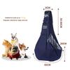 Outdoor Folding Pet Sling with Adjustable Shoulder Strap, Navy view 3