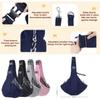 Folding Crossbody Pet Sling Carrier, Coffee view 2