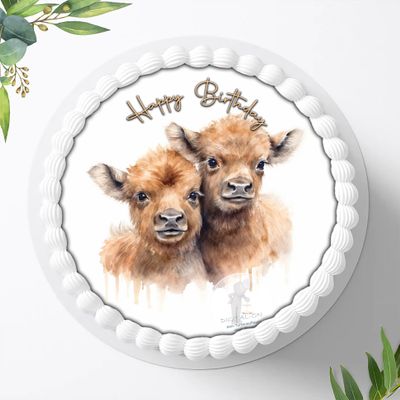 Safari Jungle Animals Edible Cake Topper, 20 cm – 1502z