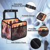 Sunset Sea Beach Running Horses Leather Car Trash Bin and Seat Back Organizer view 4