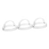 PRETYZOOM 3-Piece Clear Acrylic Hat and Wig Stands view 1